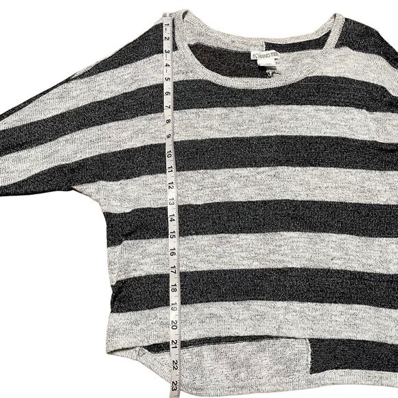 Hang Ten Lightweight Striped Pullover Sweater Dolman Sleeve Scoop Neck Size XL - Picture 14 of 16
